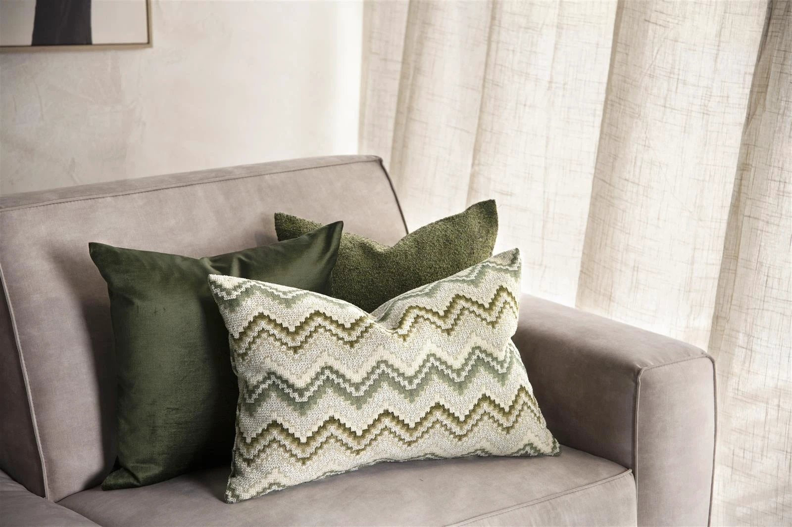 Kussen BeautiQ - Chic | Olijfgroen in 2 maten by Coco Maison