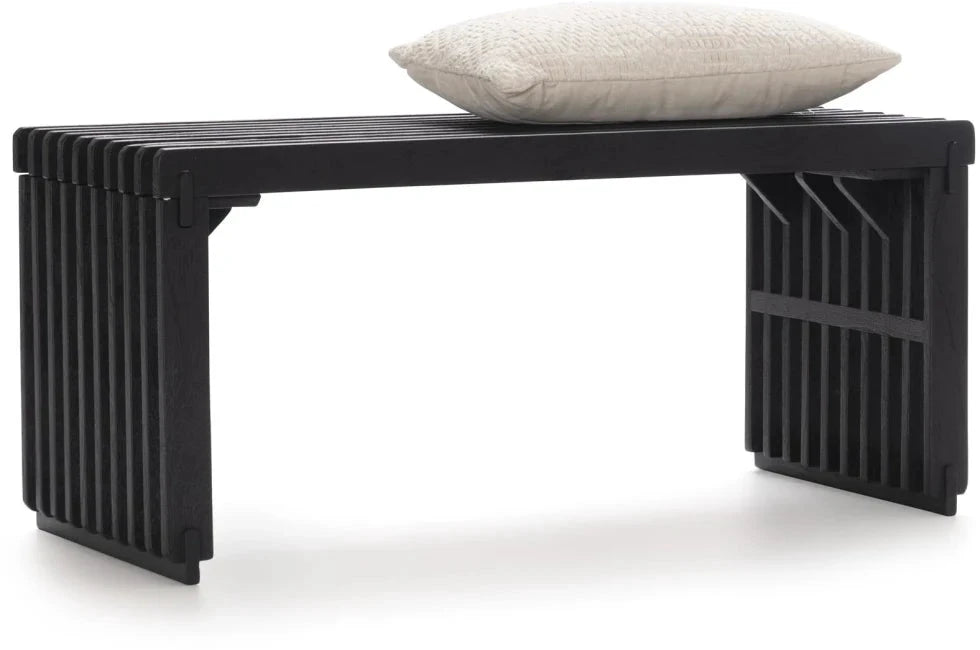 Lino bankje 96cm - 2 kleuren by Coco Maison