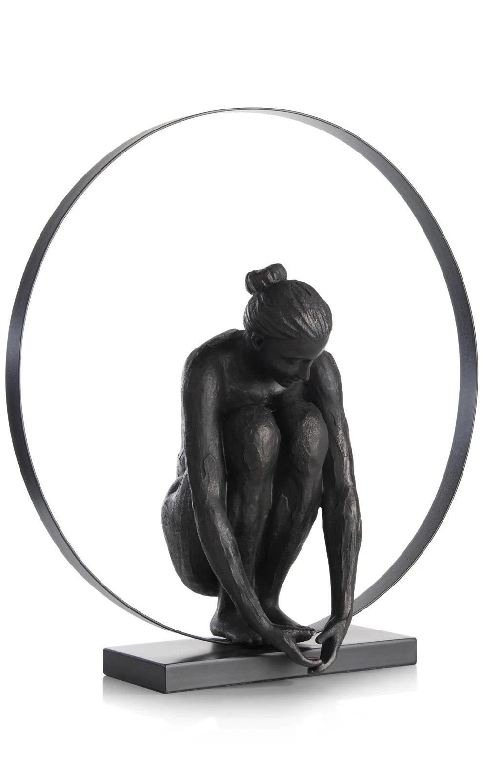 Circle Lady beeld H54cm by Coco Maison