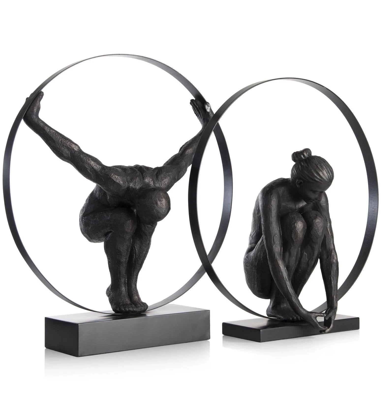 Circle Lady beeld H54cm by Coco Maison