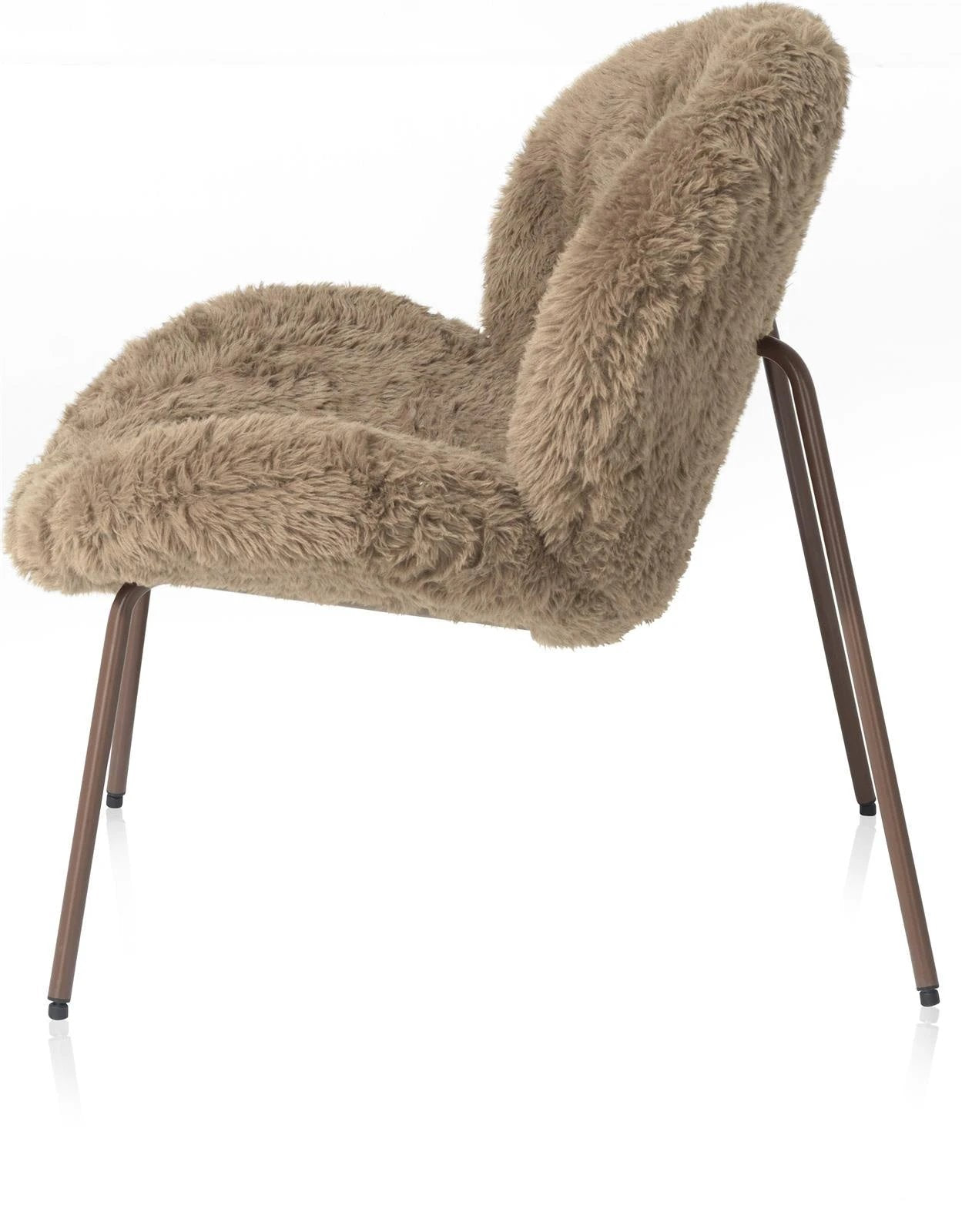 Fauteuil Freddy bruin by Coco Maison