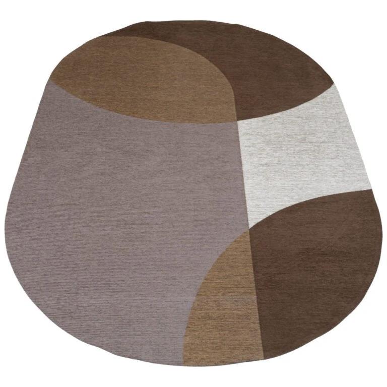 Vloerkleed Eli Brown – Ovaal 160 x 230 cm by Veer Carpets
