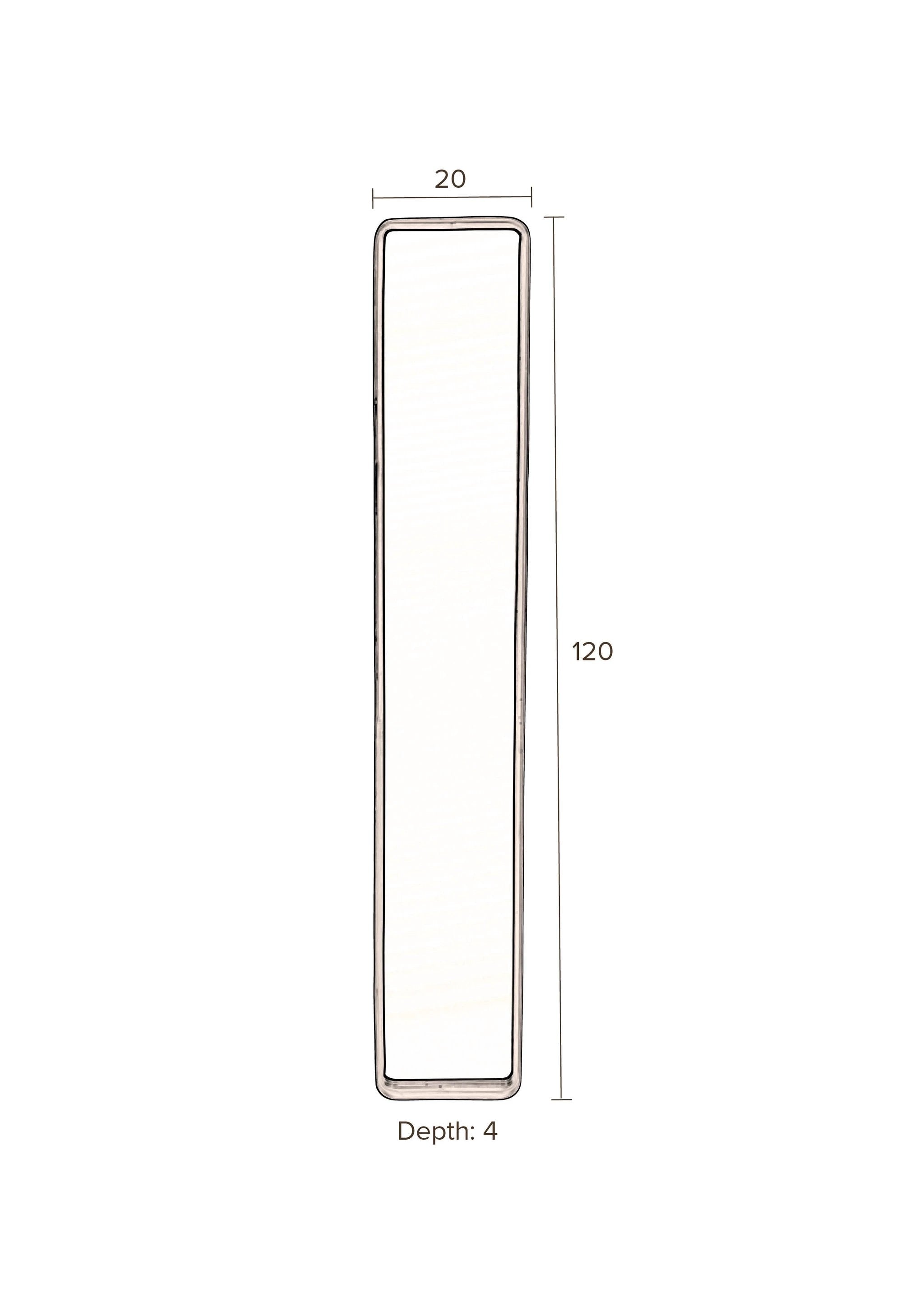 Spiegel Blackbeam by Dutchbone