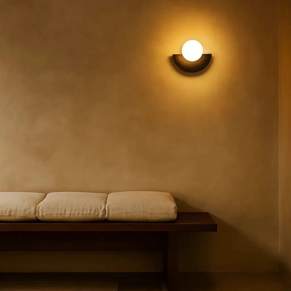 Wandlamp Oplaadbaar Kane zwarte by Tavellio - Amsterdam