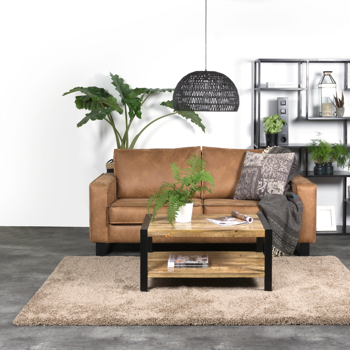 Vloerkleed Milano Bruin 300 x 400 cm