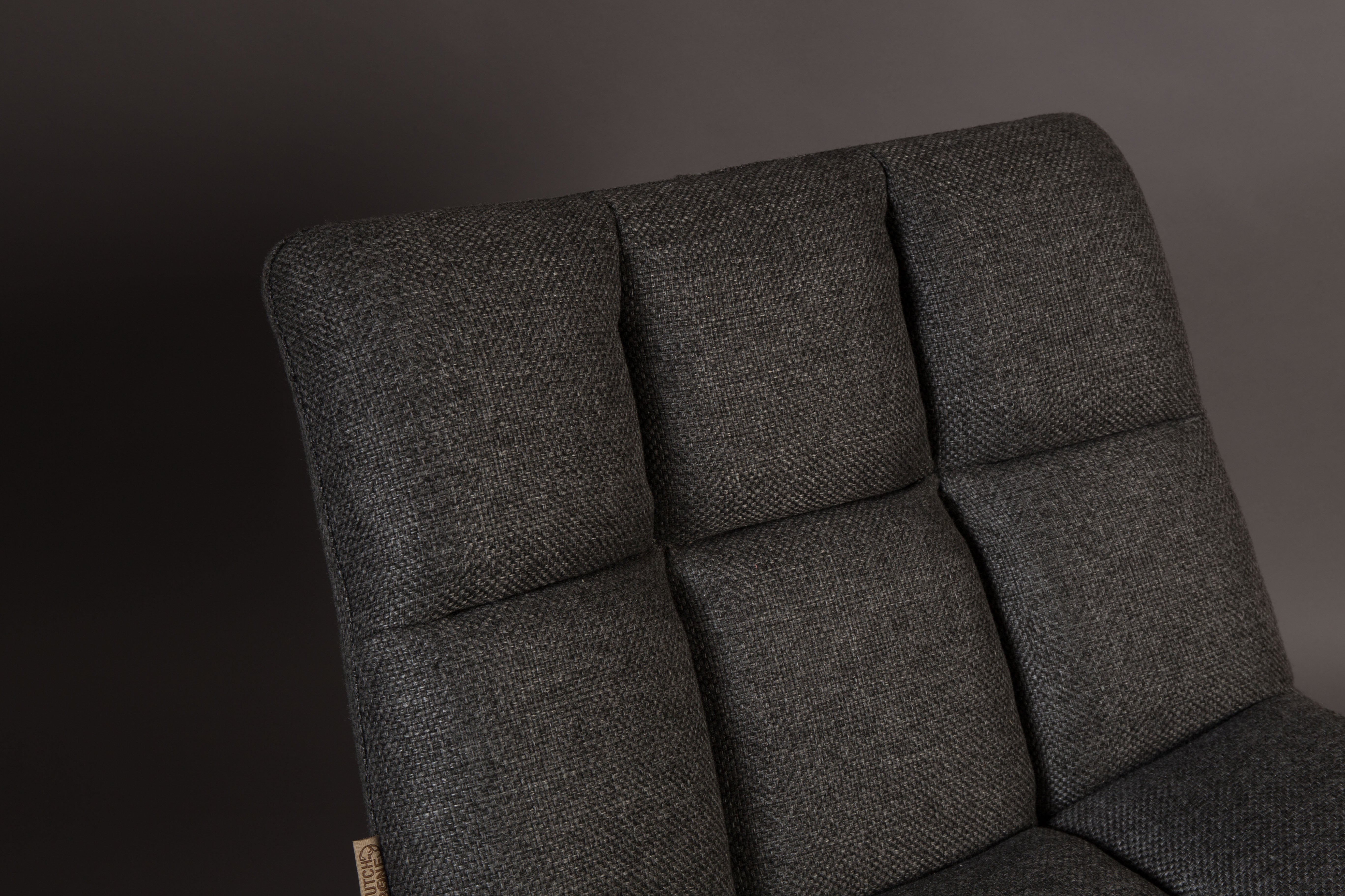 Fauteuil Bar Dark Grey by Dutchbone