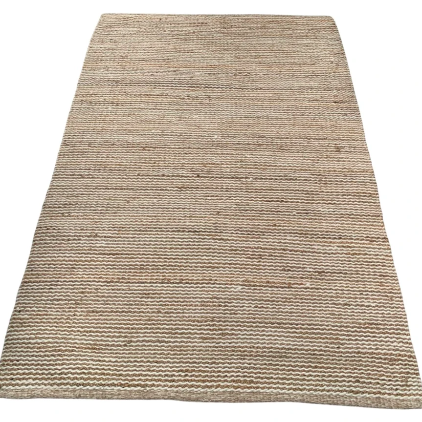 Vloerkleed jute ecru en naturel - in 2 maten by Rocaflor