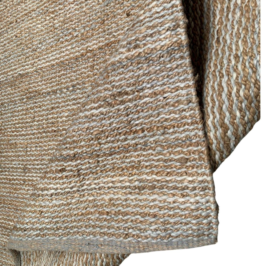 Vloerkleed jute grijs en naturel - in 3 maten by Rocaflor