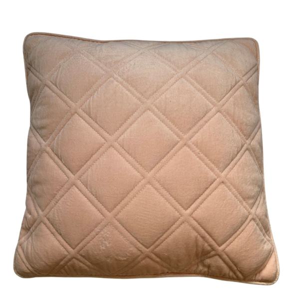 Kussen fluweel pastel roze in 2 maten by Rocaflor