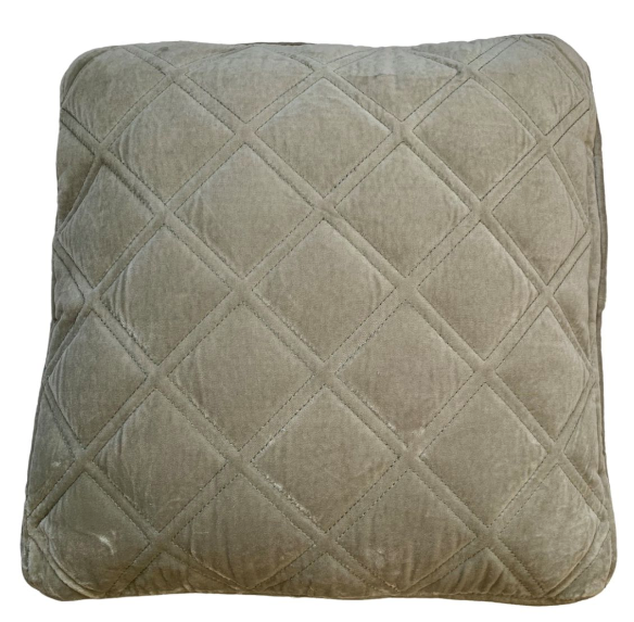 Kussen fluweel vergrijsd salie in 2 maten - depauwwonen