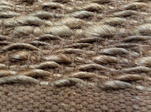 Gangloper jute naturel met diamant patroon 80x240 - depauwwonen