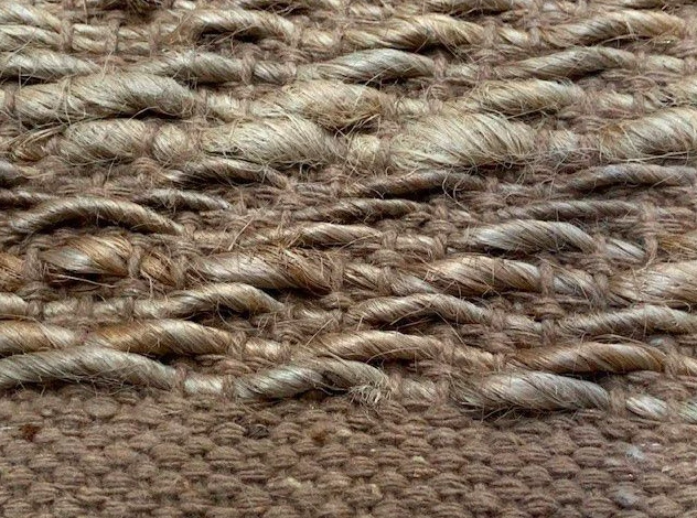 Gangloper jute naturel met diamant patroon 80x240 by Rocaflor