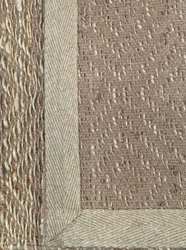 Gangloper jute naturel met diamant patroon 80x240 by Rocaflor