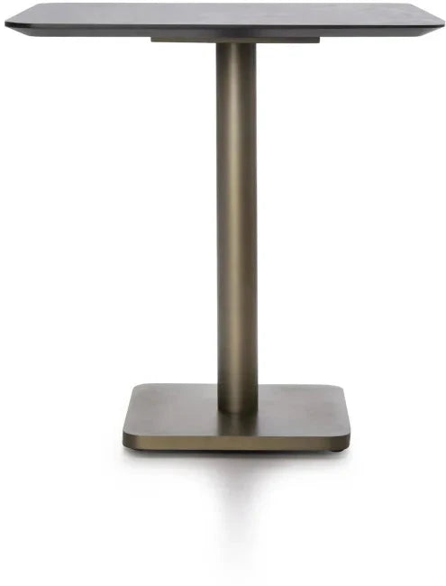 Bistrotafel Brest 75x75 | Marble Light Grey by Coco Maison