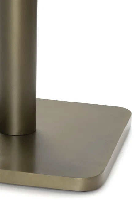 Bartafel Brest 80Ø | Marble Light Grey - 2 kleuren - depauwwonen