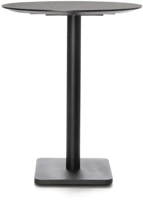 Bartafel Brest 80Ø | Marble Light Grey - 2 kleuren by Coco Maison