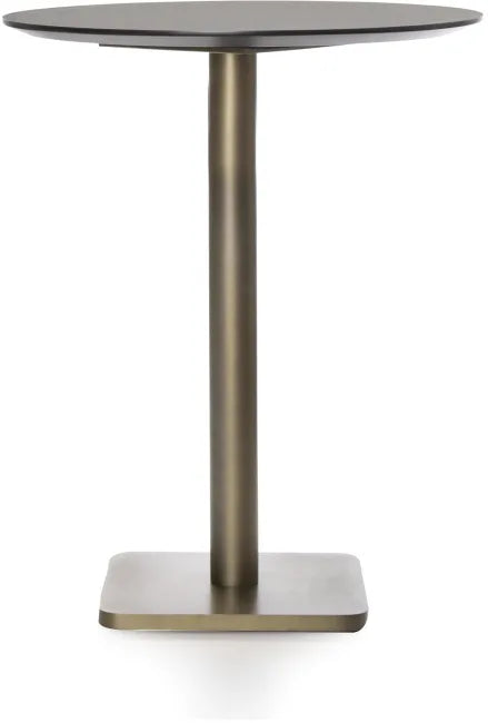 Bartafel Brest 80Ø | Marble Onyx - 2 kleuren - depauwwonen