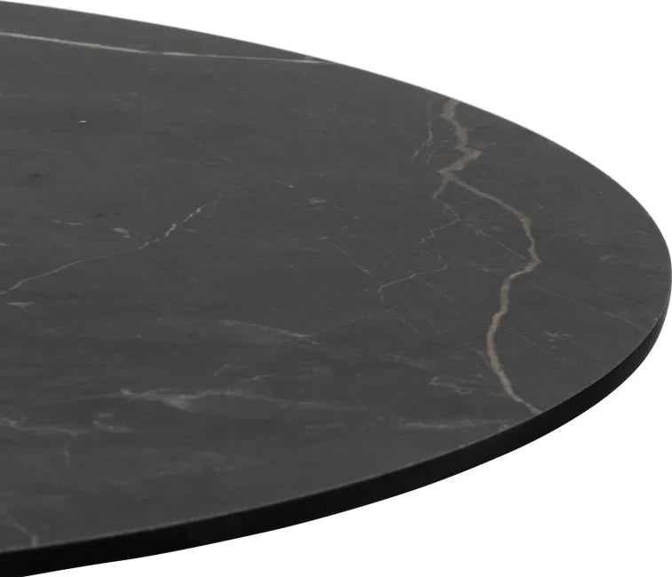 Bartafel Brest 80Ø | Marble Onyx - 2 kleuren by Coco Maison
