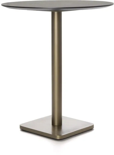 Bartafel Brest 80Ø | Stone Anthracite - 2 kleuren - depauwwonen