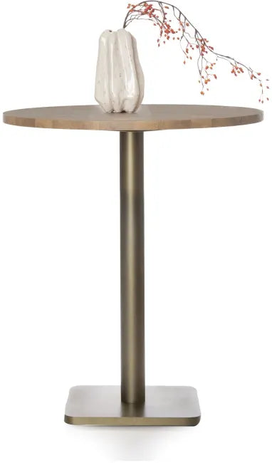 Bartafel Brest 80Ø | Vintage Oak - 2 kleuren - depauwwonen