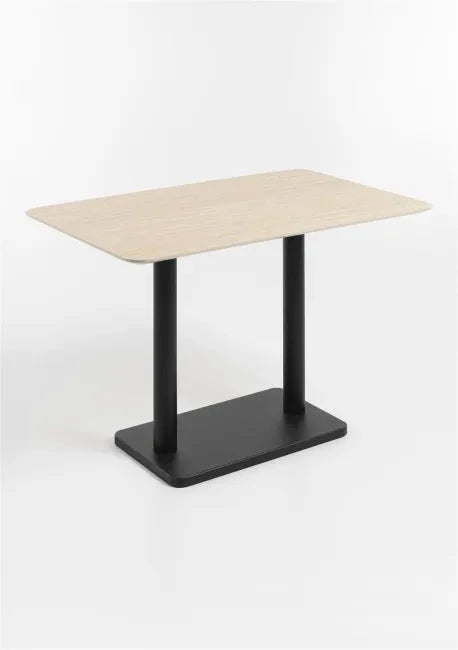 Bistrotafel Brest 120 x 75 | Travertine in 2 kleuren by Coco Maison