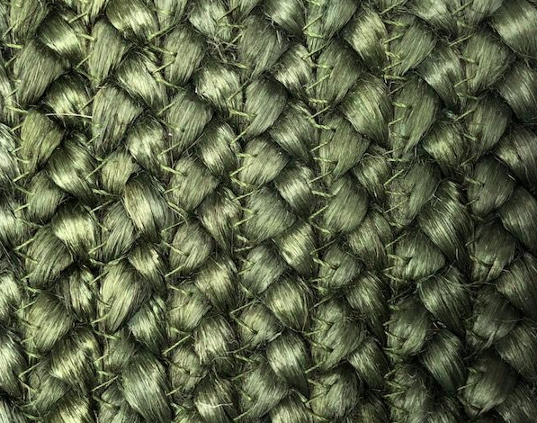 Rond vloerkleed gevlochten jute Bosgroen in 2 maten by Rocaflor