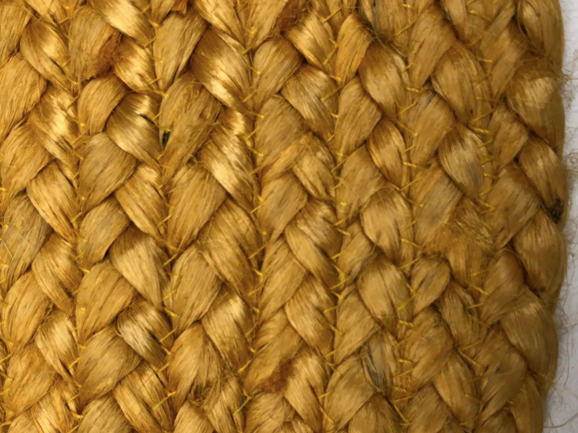 Rond vloerkleed gevlochten jute Oker in 2 maten by Rocaflor