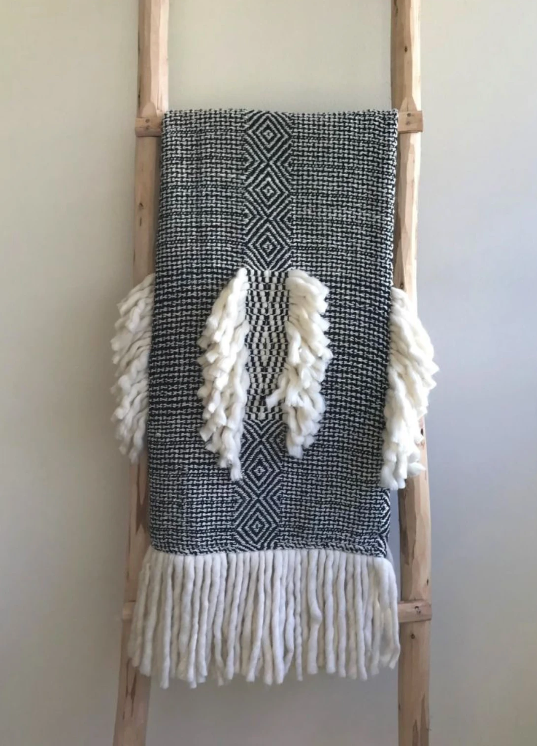 Plaid Macrame katoen//acrylic by Rocaflor