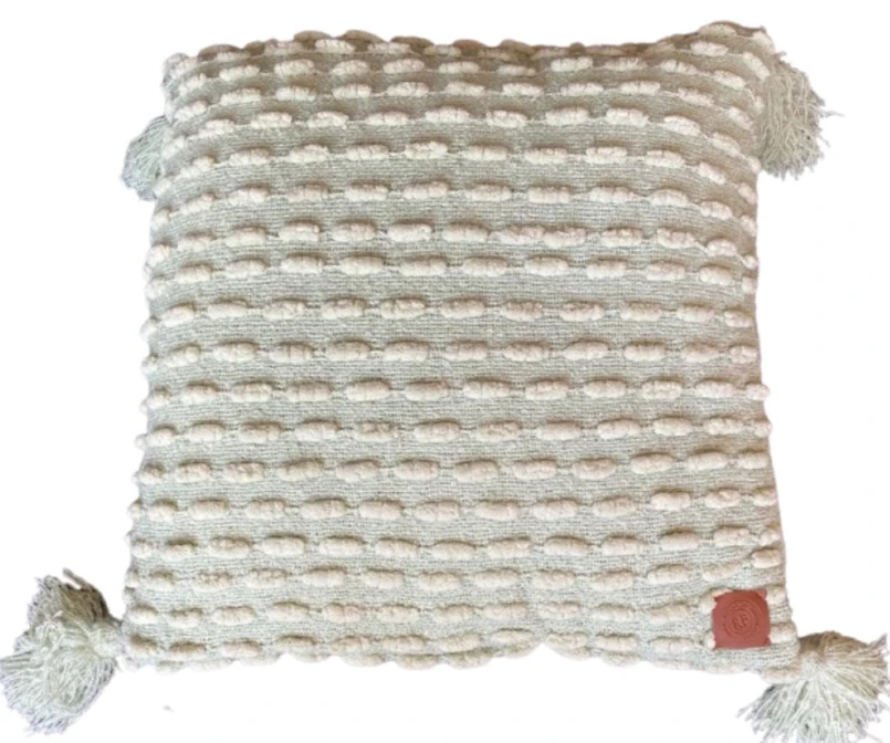 Kussen Chenille 50x50cm in 5 kleuren by Rocaflor