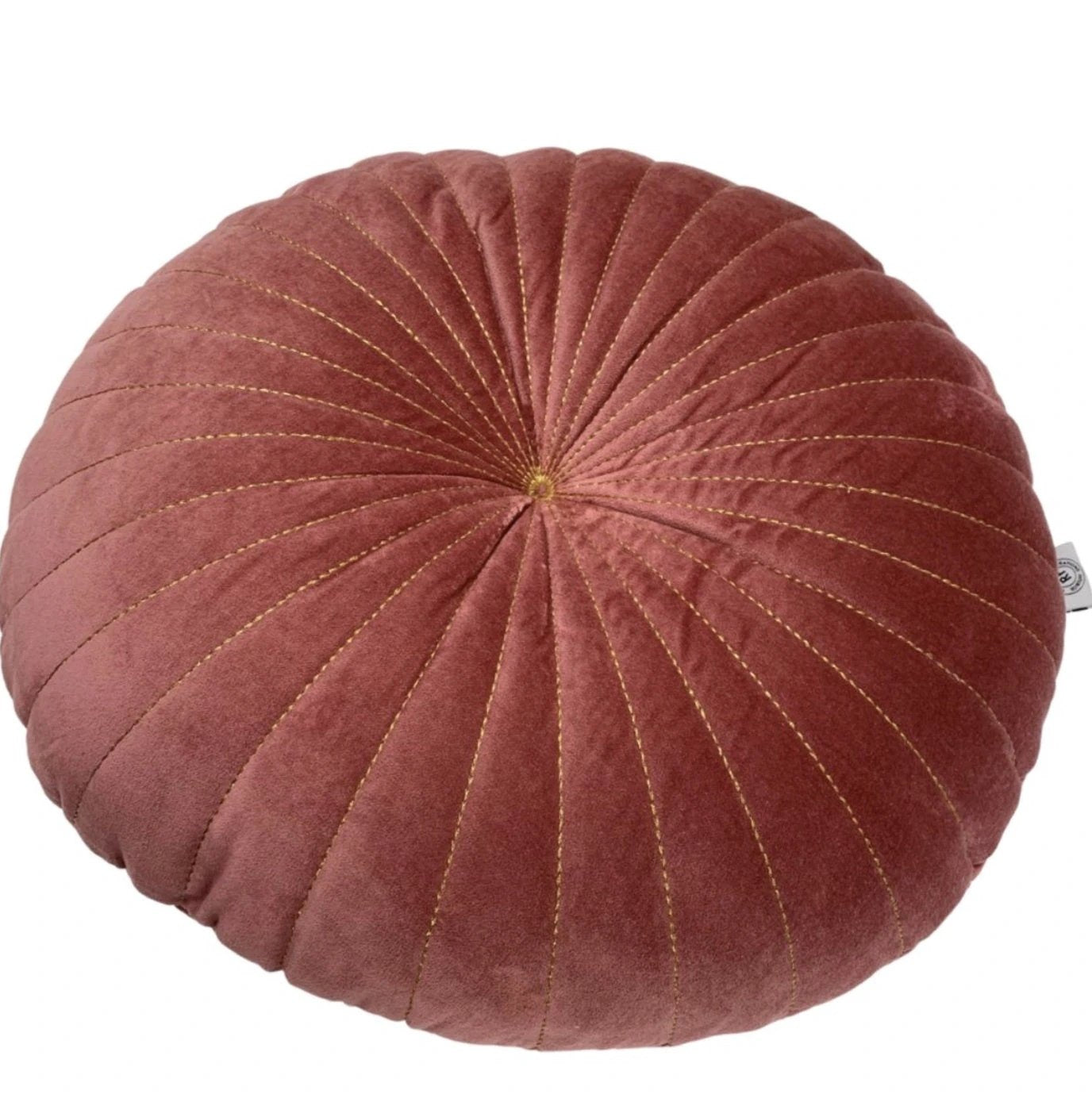 Kussen rond fluweel marsala in 2 maten by Rocaflor