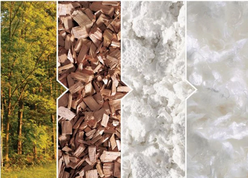 Vloerkleed Tencel rond laagpolig zandkleur - in 2 maten by Rocaflor