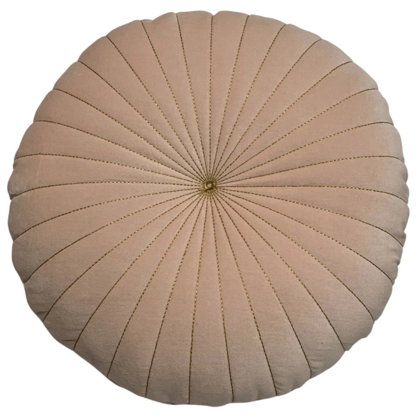 Kussen rond fluweel pastel roze in 2 maten by Rocaflor