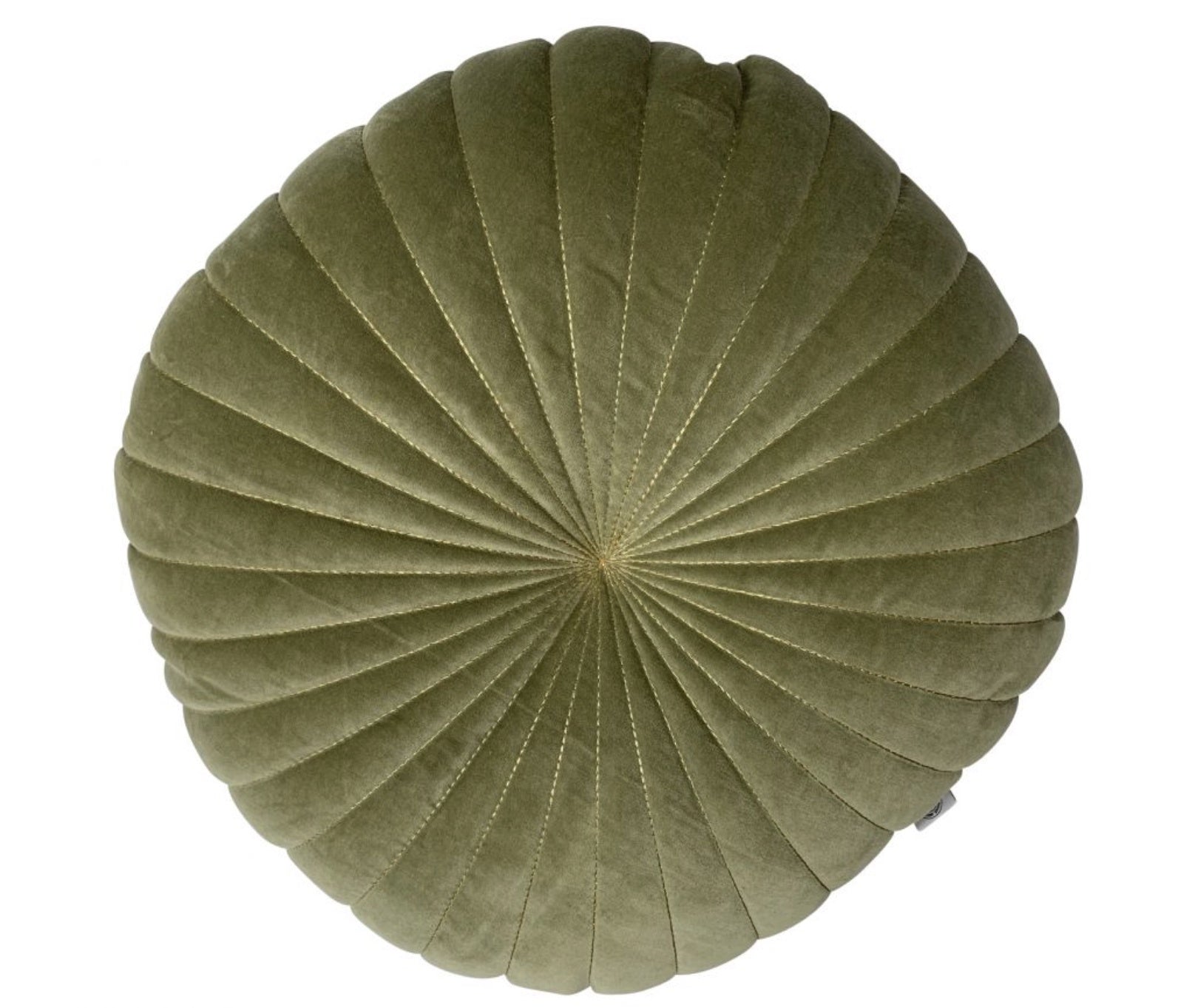 Kussen rond fluweel salie in 2 maten by Rocaflor