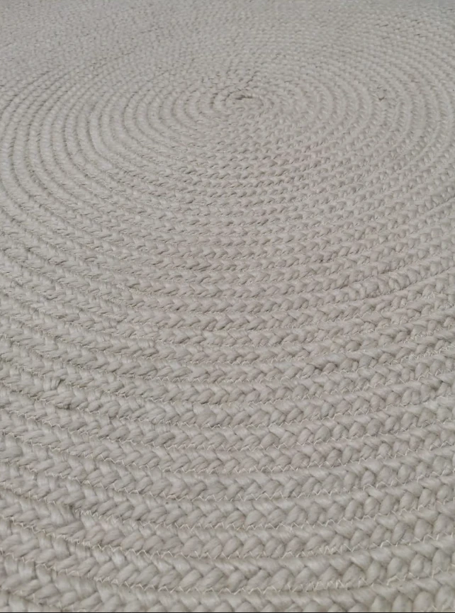 Vloerkleed rond Nieuw Zeeland wol ivoor - in 4 maten by Rocaflor