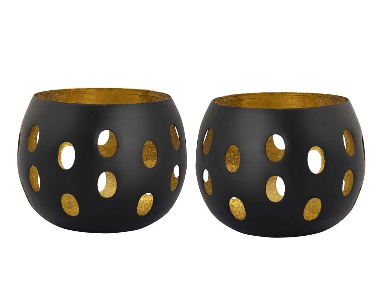 Waxinehouder Gouden Hemelsfeer set van 2 stuks by dePauwWonen®