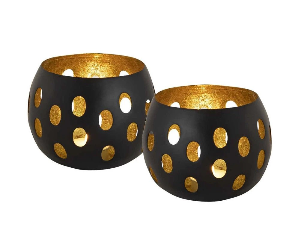 Waxinehouder Gouden Hemelsfeer set van 2 stuks by dePauwWonen®
