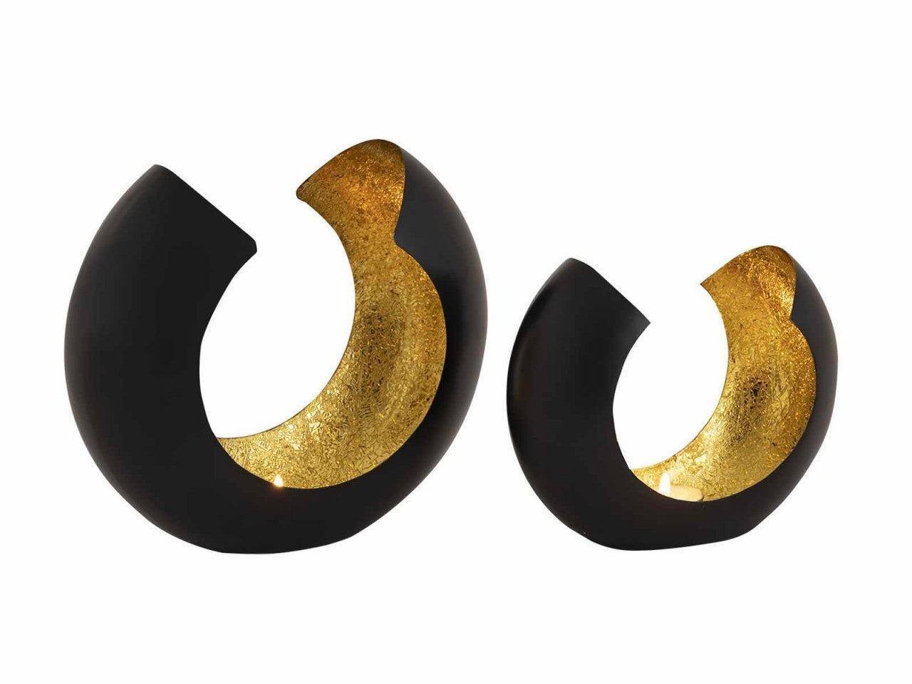 Waxinehouder Luna set van 2 stuks - depauwwonen