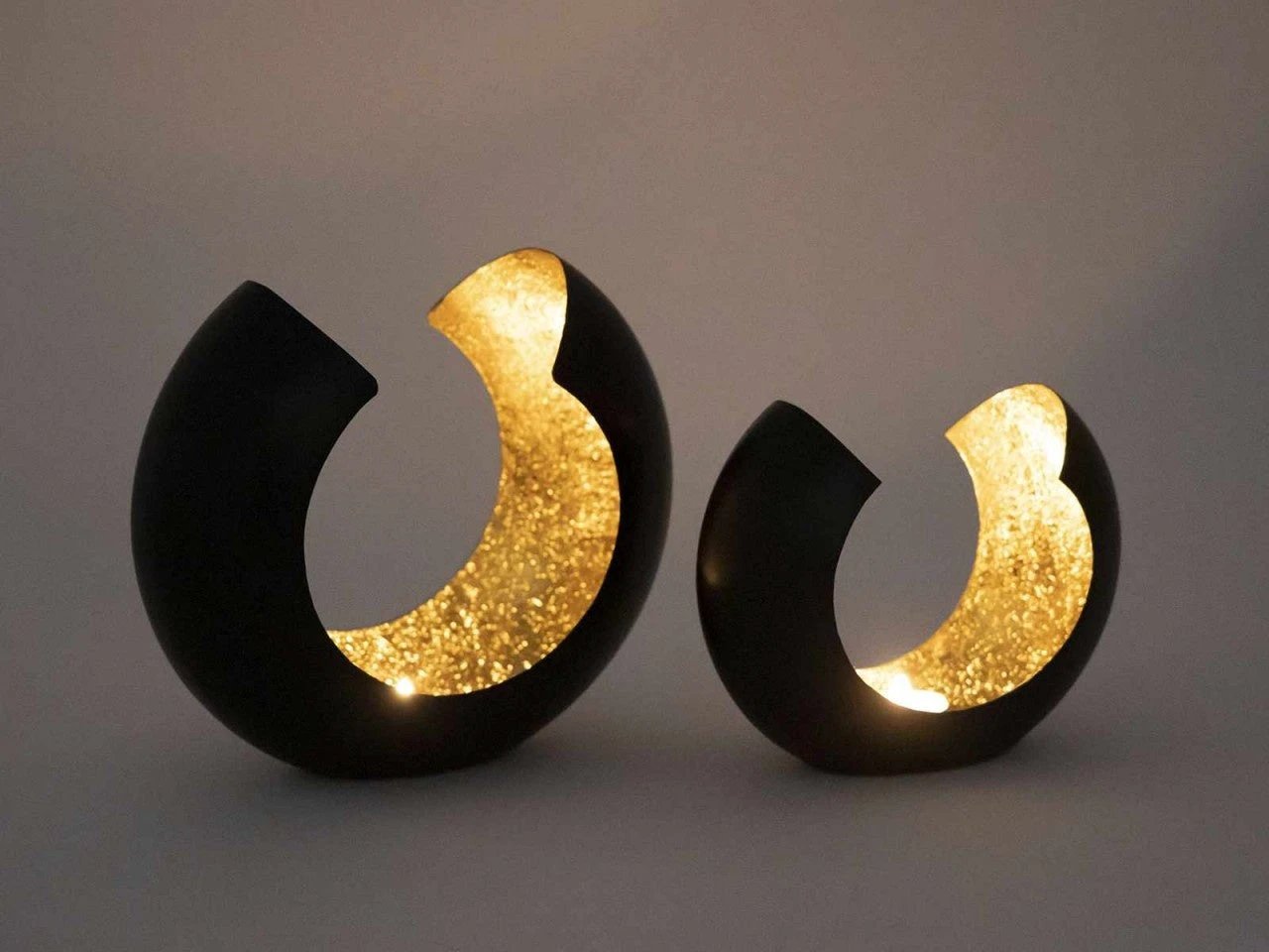 Waxinehouder Luna set van 2 stuks by dePauwWonen®