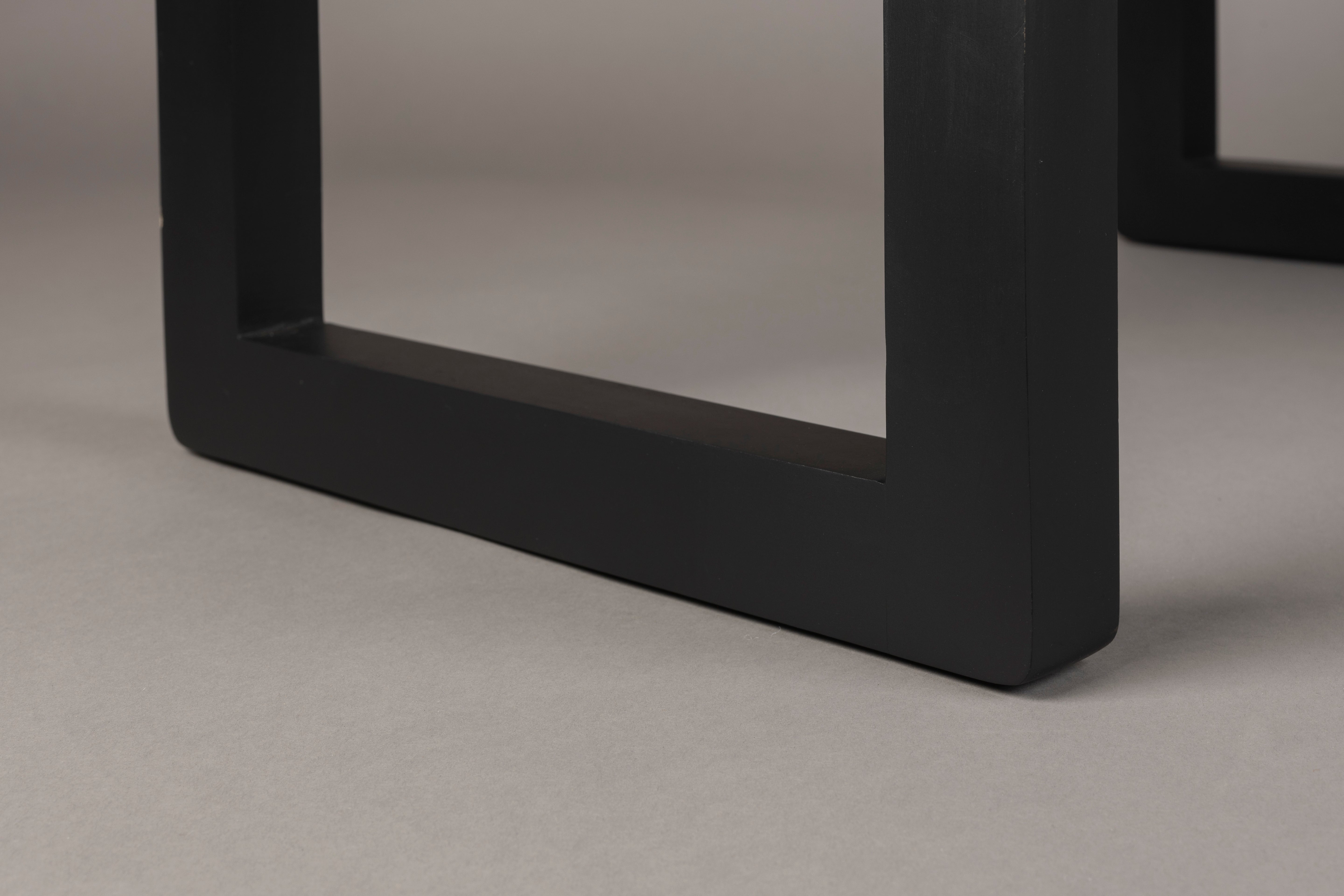 Wandbank Jakub Black by Dutchbone