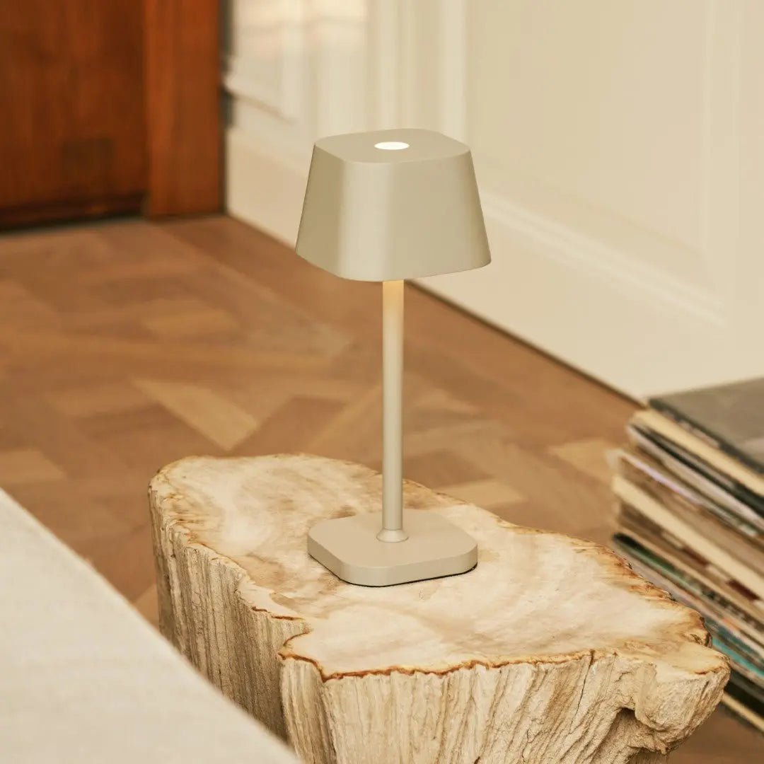 Tafellamp oplaadbaar Ava Shadow Gray