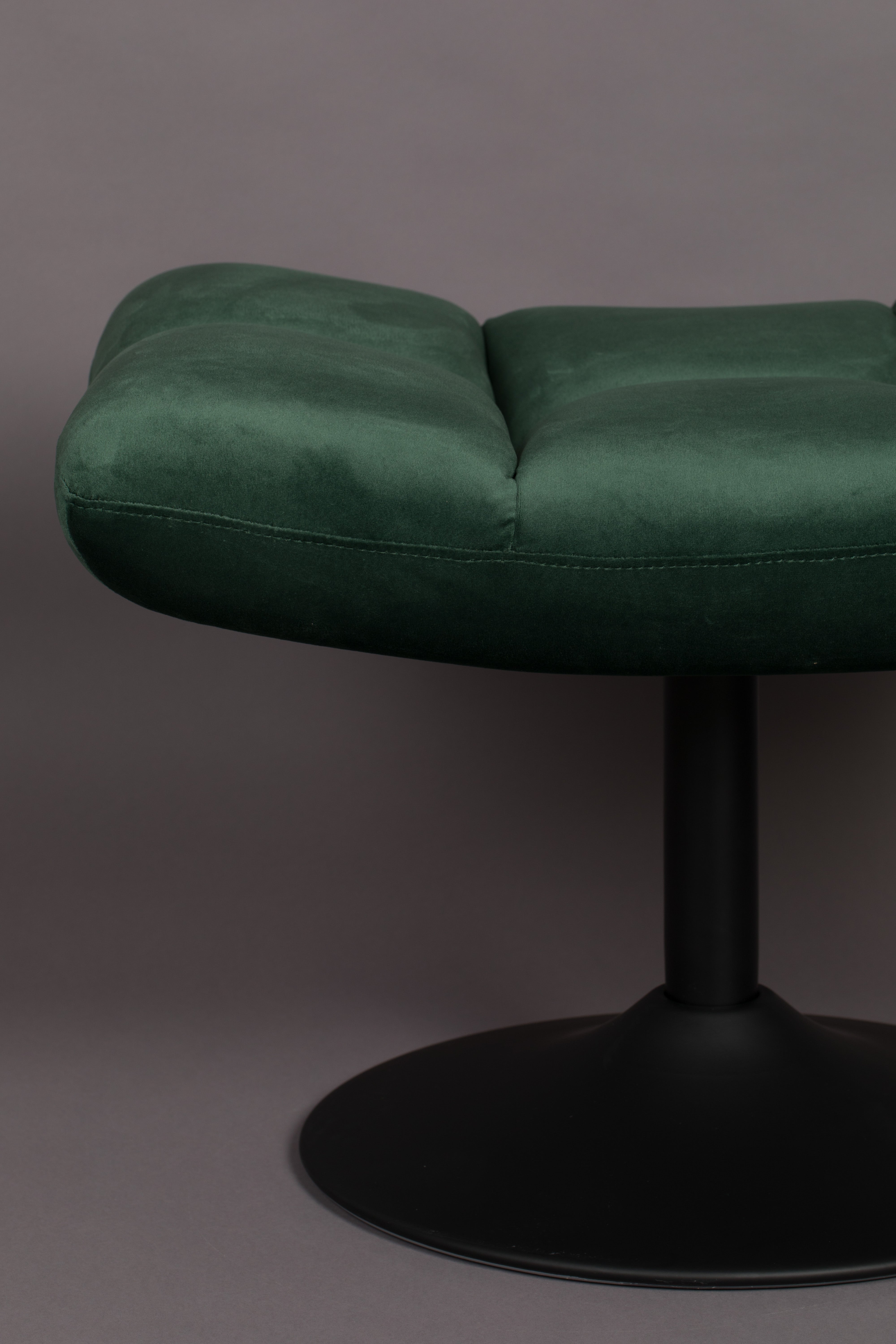 Hocker Bar Velvet Green