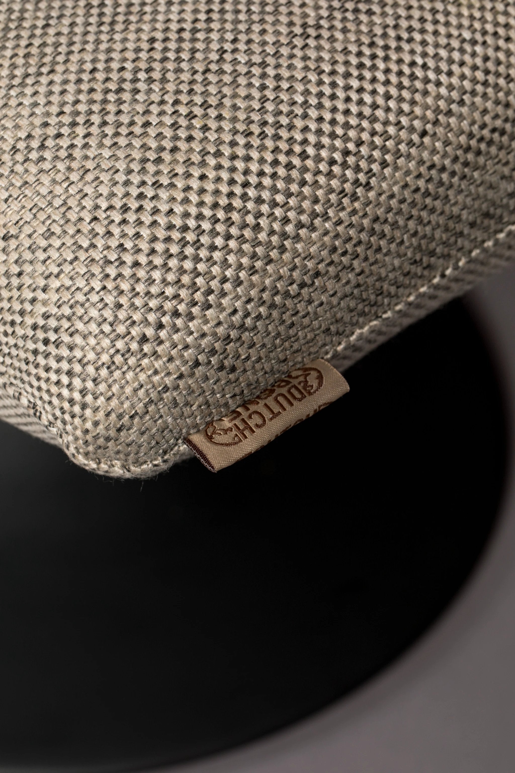 Poef Bar Light Grey by Dutchbone