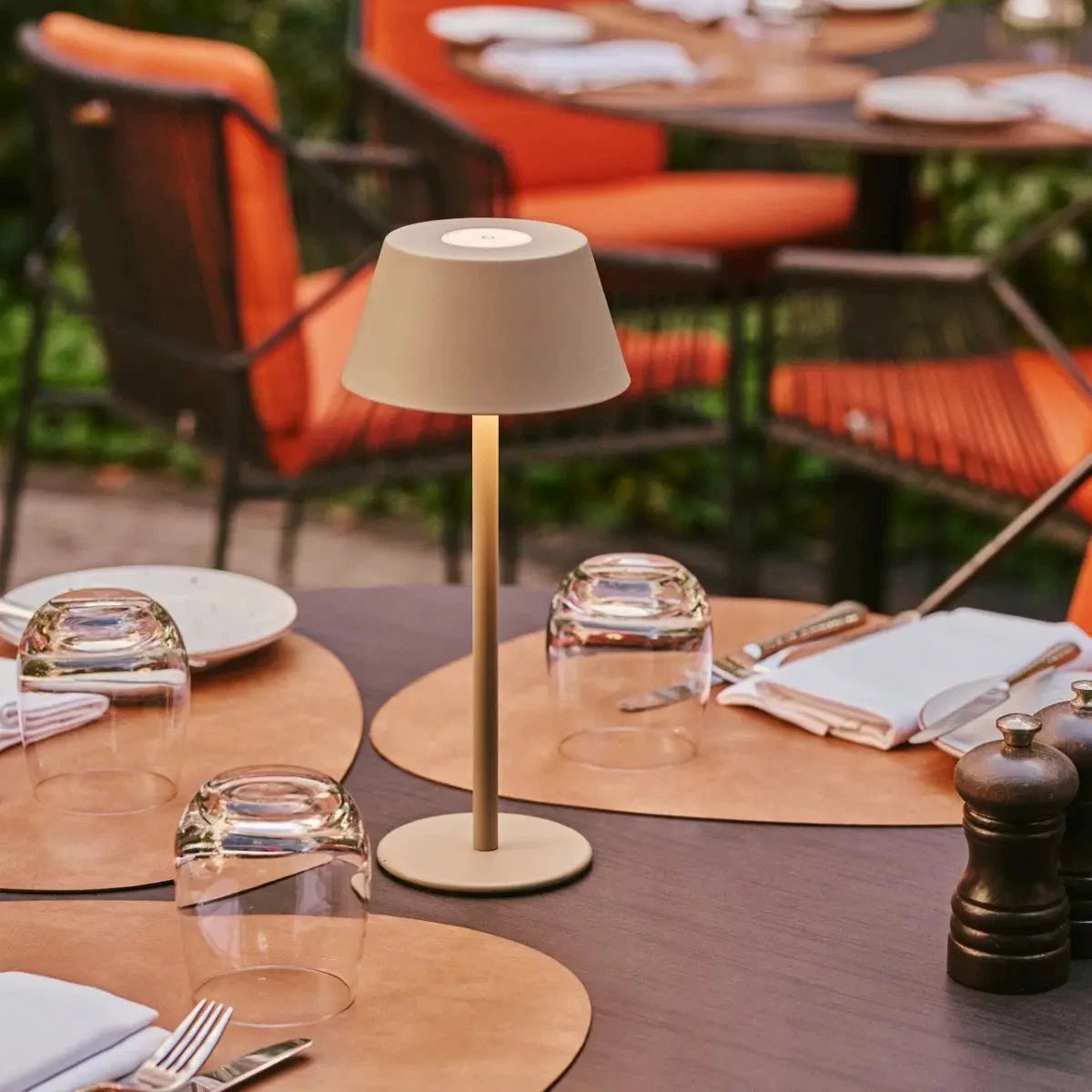 Tafellamp oplaadbaar Milou Koala Brown by Tavellio - Amsterdam