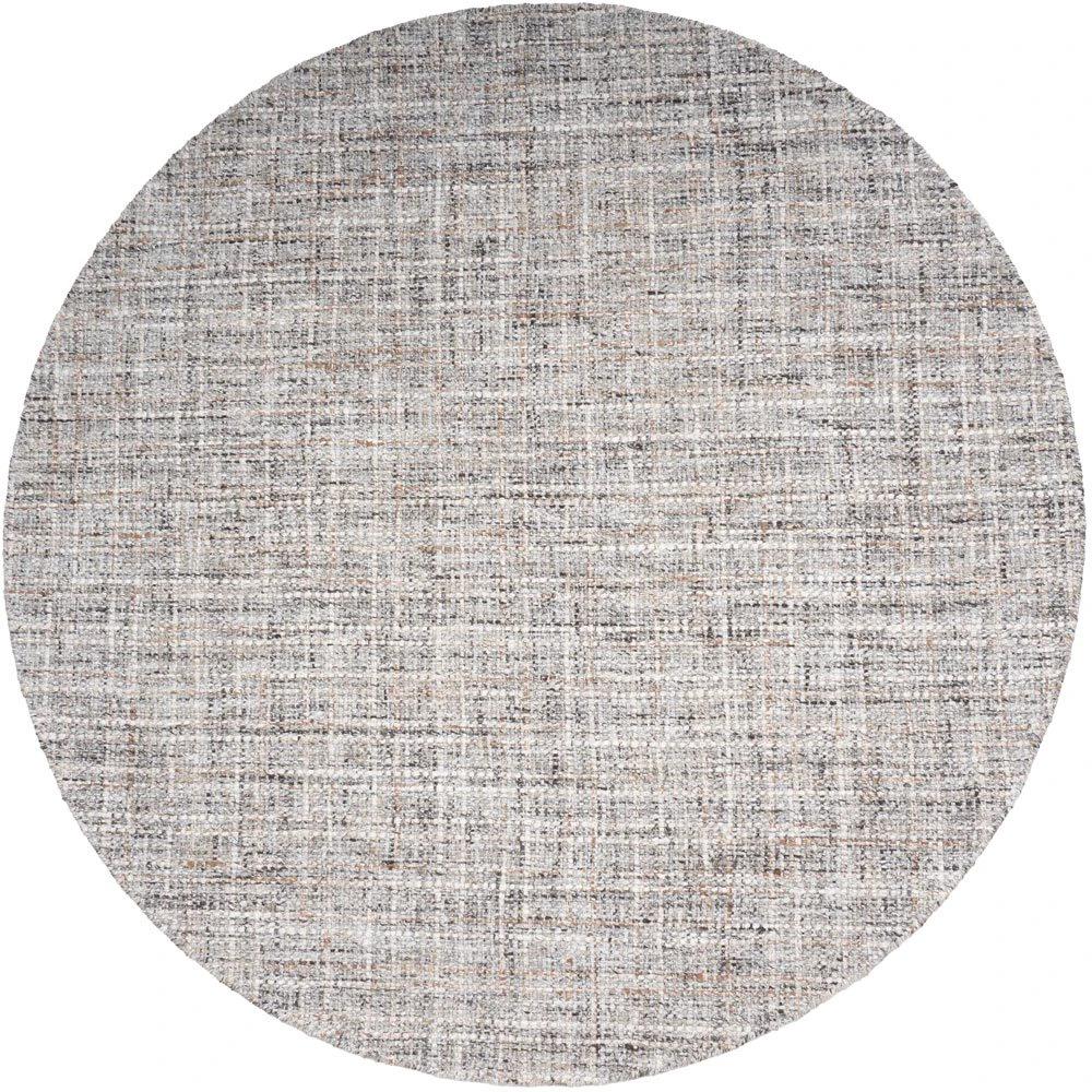 Vloerkleed Cross Grey/Beige – Rond ø160 cm by Veer Carpets