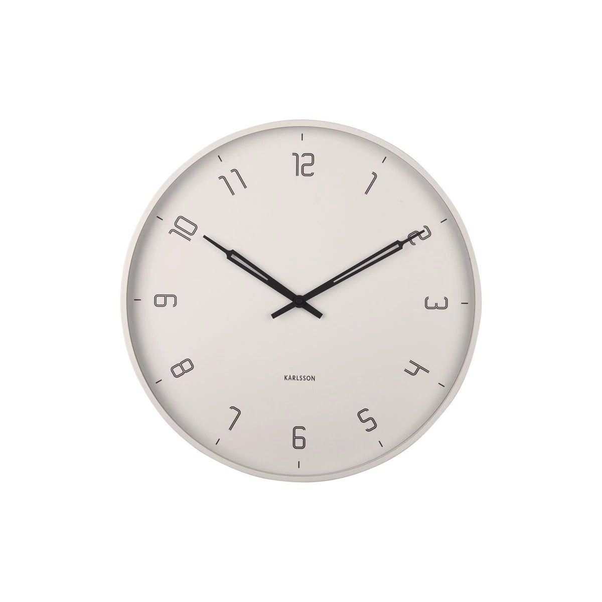 Wandklok Stark Grijs by Karlsson