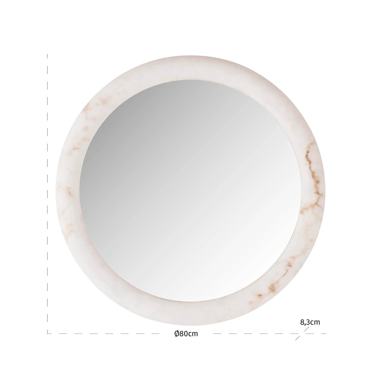 Wandlamp Oravelle wit 80Ø by Richmond Interiors