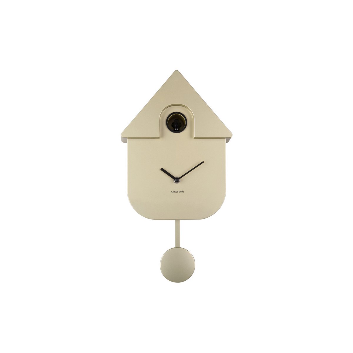Wandklok Moderne Koekoek Metallic Goud by Karlsson