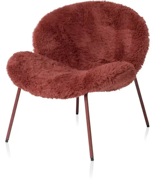 Fauteuil Freddy bordeaux by Coco Maison