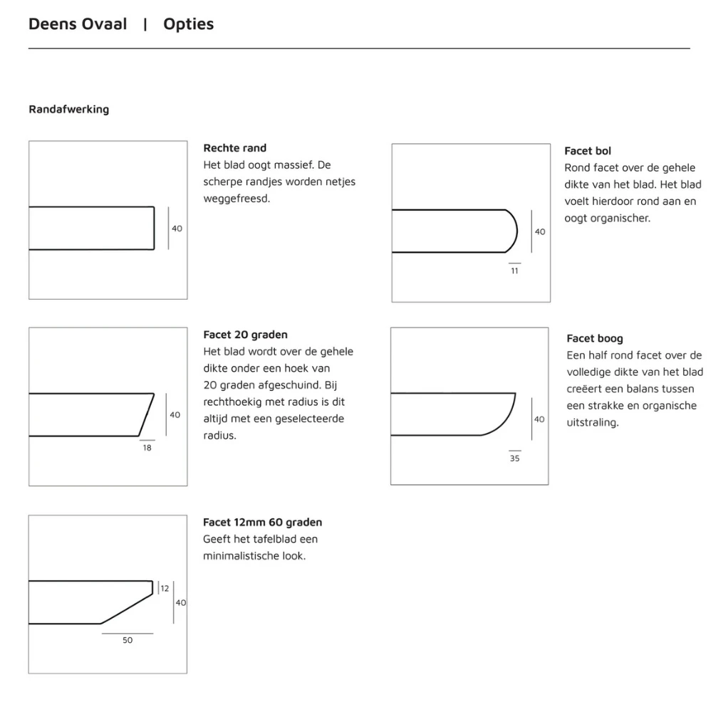Deens Ovaal | Belair Wood by Forme