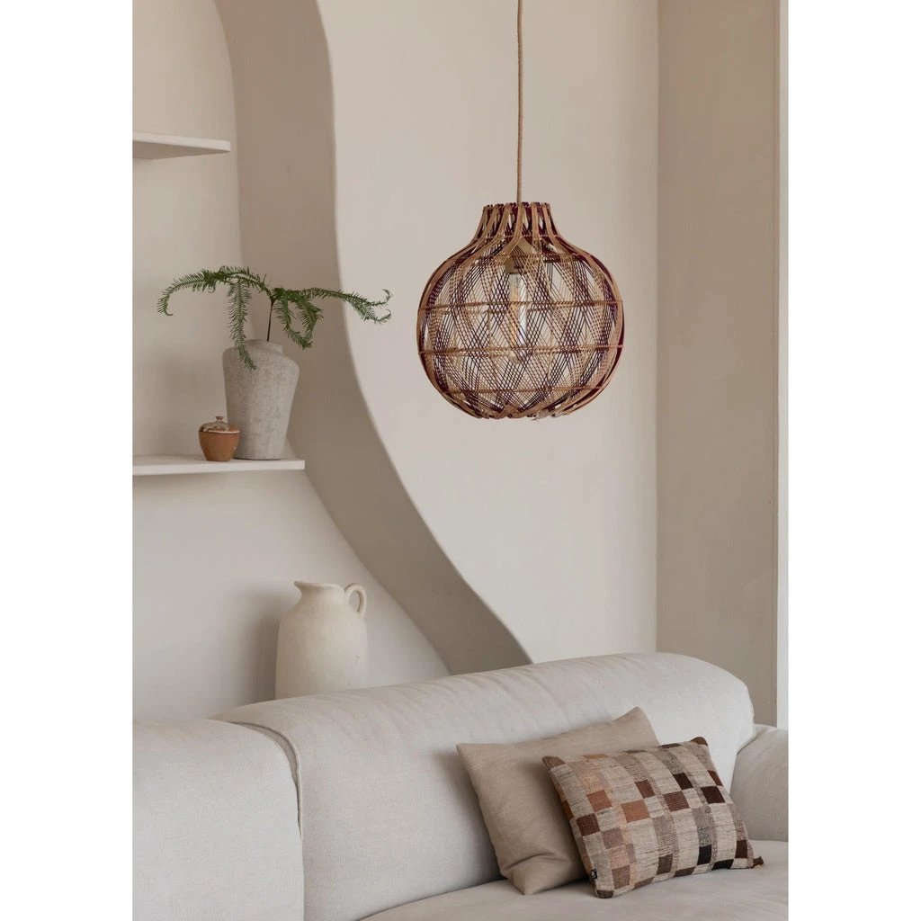 Hanglamp Mendoza - Naturel/Bruin - Ø35cm by GOOD&MOJO